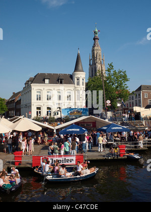 Breda Hafen während des jährlichen Jazz-Festivals Stockfoto