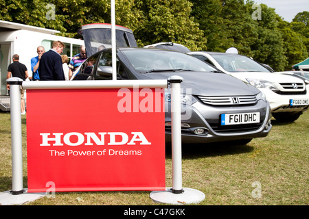 Honda Auto Händler Förderung bei einer Motorshow Veranstaltung England UK Stockfoto