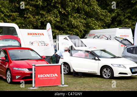 Honda Auto Händler Förderung bei einer Motorshow Veranstaltung England UK Stockfoto