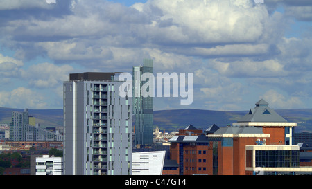 Manchester und Salford Quays Stockfoto