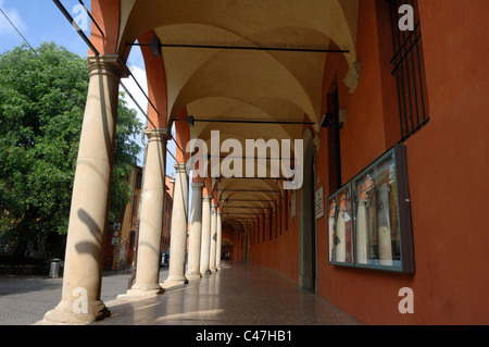 Die Pinacoteca Nazionale auf Via Delle Belle Arti Stockfoto