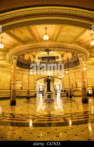 Springfield, Illinois - Innenraum des State Capitol Building Stockfoto