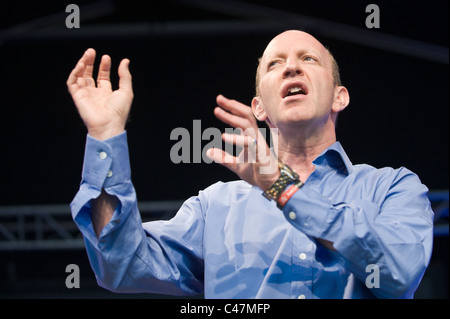 Simon Sebag Montefiore Historiker Schriftsteller Autor abgebildet bei Hay Festival 2011 Stockfoto