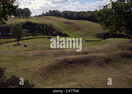 Antonine Wand Graben in der Nähe von Falkirk in Schottland Stockfoto