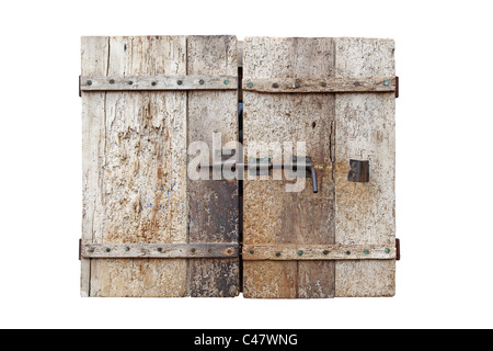 Holzzaun abstrakten Hintergrund Tür Stockfoto