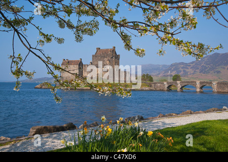 Eilean Donan Castle, Loch Duich, Lochalsh Hochlandregion, Schottland Stockfoto