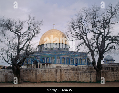 Foto von der Haube des Felsens in der Altstadt von Jerusalem Stockfoto