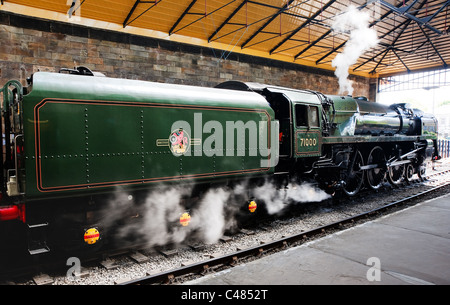 Der Herzog von Gloucester Dampflokomotive in Pickering-station Stockfoto