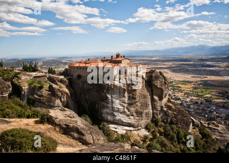 Das Kloster Agios Stephanos (St Stephen), Meteora, Griechenland Stockfoto