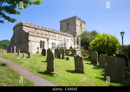 Pfarrkirche St. Oswald Filey North Yorkshire England Stockfoto