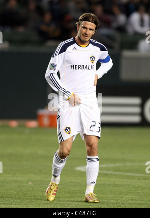 DAVID BECKHAM Promis bei LA GALAXY V DC UNITED CARSON LOS ANGELES Kalifornien 3. Juni 2011 Stockfoto