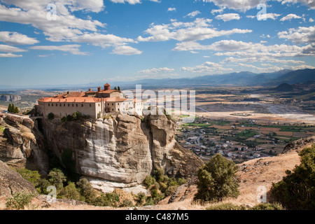 Das Kloster Agios Stephanos (St Stephen), Meteora, Griechenland Stockfoto