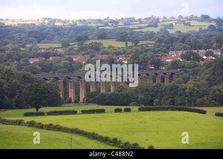 Pontcysyllte Aquädukt Llangollen Stockfoto