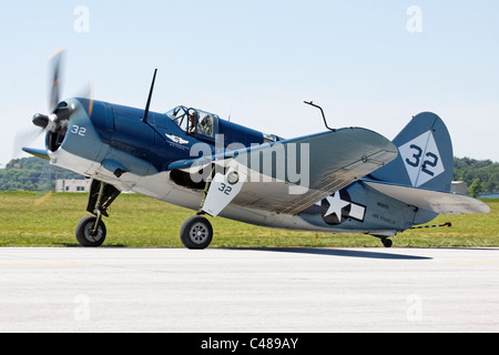 Curtiss-Wright SB2C-5 Helldiver, Mid-Atlantic Air Museum Airshow 2011, Reading, PA Stockfoto