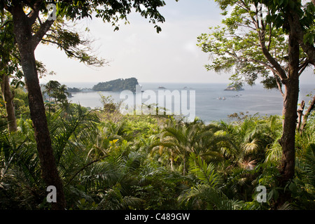 Playa Espadilla Sur, Manuel Antonio Nationalpark in der Provinz Puntarenas, Costa Rica Stockfoto