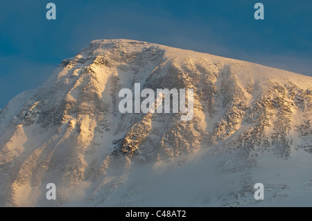 Werden Im Kebnekaisefjaell, Norrbotten, Lappland, Schweden, Eveningmood, Lappland, Schweden Stockfoto