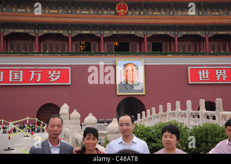 Verbotene Stadt, Platz des himmlischen Friedens, Peking, China Stockfoto