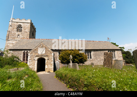 Pfarrkirche St. Sampson in Berking, Cornwall. Stockfoto