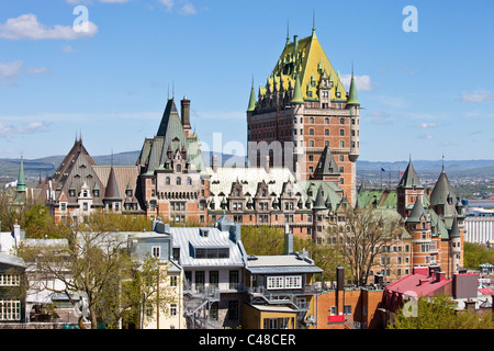 Chateau Frontenac, Altstadt, Quebec City, Kanada Stockfoto