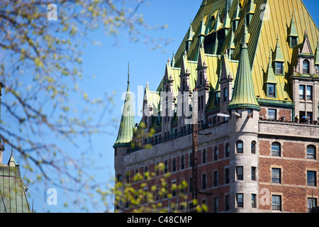 Chateau Frontenac, Altstadt, Quebec City, Kanada Stockfoto