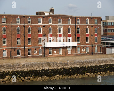 Fort-Blockhaus am Eingang des Portsmouth Harbour Hampshire England UK Stockfoto