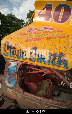 F1-Stock-Car-Flügel Stockfoto