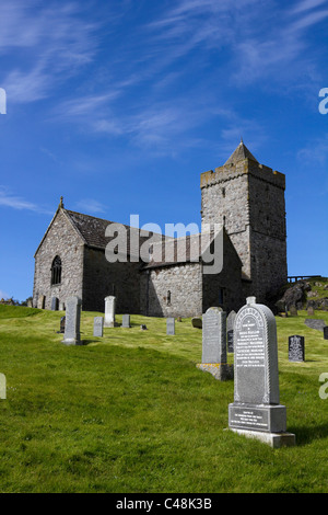 Kirche St Clement (Schottisch-Gälisch: Tur Chliamainn) Rodel, Insel Harris, Schottland westlichen Inseln äußeren Hebriden-Highlands Stockfoto