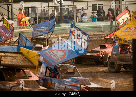 0ne Formel 1 f1 Stock-Car Autos Gartenfeuerwerk Stockcar Schiefer Spur verfolgt Rennen Rennen Rennfahrer Vollkontakt Motorsport Motorsport-sp Stockfoto