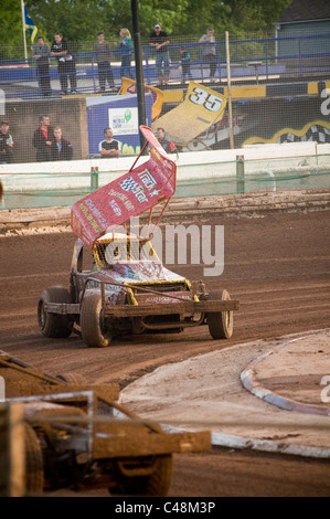 0ne Formel 1 f1 Stock-Car Autos Gartenfeuerwerk Stockcar Schiefer Spur verfolgt Rennen Rennen Rennfahrer Vollkontakt Motorsport Motorsport-sp Stockfoto