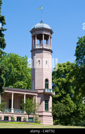 Schloss Biesdorf. Ehemaligen Besitzer Werner und Georg Wilhelm von Siemens. Berlin. Deutschland Stockfoto
