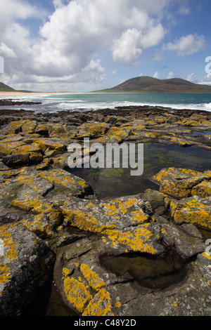 Scarista Strand Insel Harris western Isles Outer Hebrides Highlands von Schottland Stockfoto