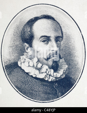 Juan Ruiz de Alarcón y Mendoza, 1580 oder 1581-1639. Ein Novohispanic goldenes Zeitalter Schriftsteller. Stockfoto