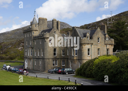 Amhuinnsuidhe Castle ist ein großes privates Landhaus auf der Isle of Harris Schottland uk gb Stockfoto