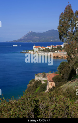 Das Thermae Sylla Spa Wellness Hotel in Edipsos auf der Insel Euböa in Griechenland Stockfoto