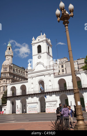 Cabildo, Plaza De Mayo, Buenos Aires, Argentinien, Südamerika Stockfoto