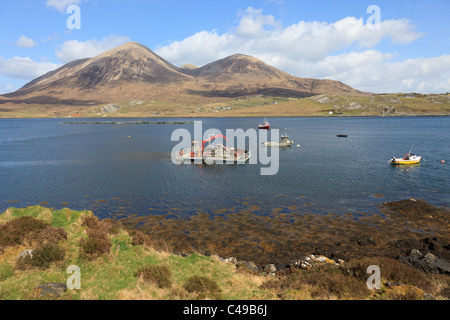 Blick auf die Berge von Loch ich, von Torrin, Isle Of Skye Stockfoto