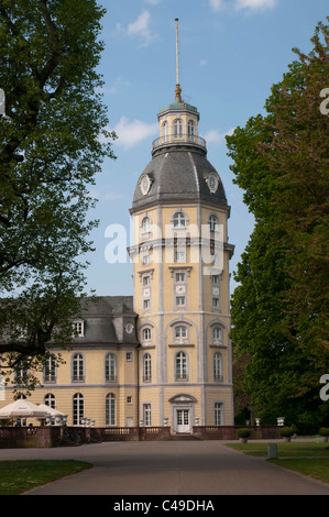 Karlsruher Schloss, Turm Nordseite, Karlsruhe, Baden-Württemberg, Deutschland, Europa Stockfoto
