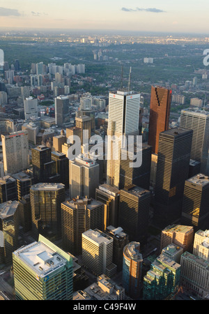 Skyline von Bankenviertel, Toronto, Ontario, Kanada Stockfoto