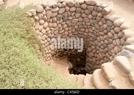 Nazca Cantayo Aquädukte, noch funktionieren heute Peru Stockfoto