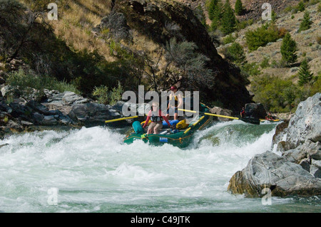 Sparren Tappan fällt auf den Middle Fork der Salmon River-ID ausgeführt Stockfoto