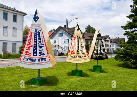 Molkerei, Stein, Appenzell, Schweiz Stockfoto