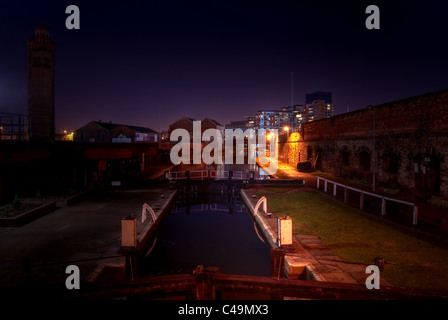 Leeds und Liverpool Canal in Leeds Stockfoto