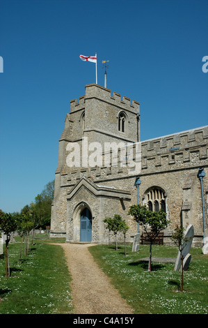 All Saints Church, St Paul Walden, Hertfordshire, England, UK Stockfoto
