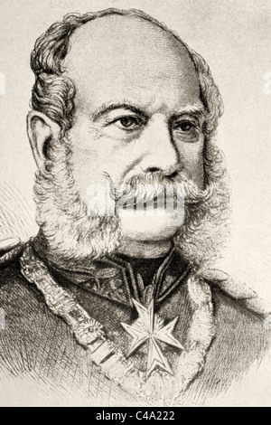 Wilhelm i., auch bekannt als Wilhelm i. (vollständiger Name: William Frederick Louis, Deutsch: Wilhelm Friedrich Ludwig), 1797 – 1888. Stockfoto