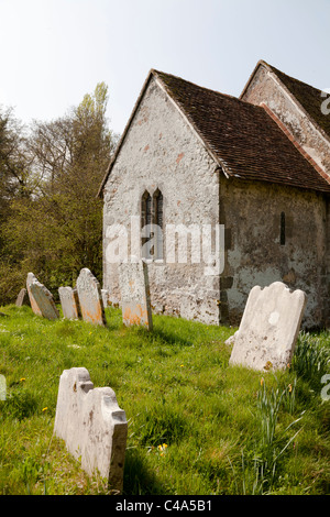 Heiliges Marys Kirche Chithurst - kleine Landkirche Stockfoto