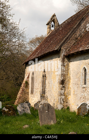 Heiliges Marys Kirche Chithurst - kleine Landkirche Stockfoto