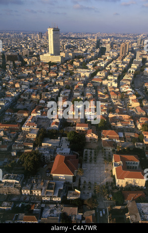 Luftaufnahme des Suzanne Dellal Center im südlichen Tel Aviv Stockfoto