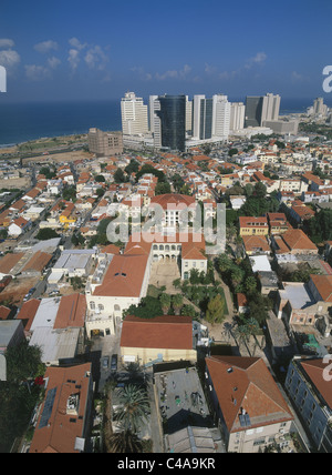 Luftaufnahme des Suzanne Dellal Center im südlichen Tel Aviv Stockfoto