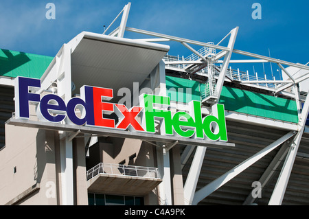 FedEx Field in Landover, Maryland, Heimat der Washington Redskins NFL-Football-team Stockfoto