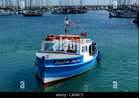 Bucht Belle Angeln Reise Brixham Devon England uk Stockfoto